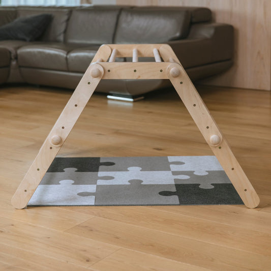 9-piece Felt Puzzle Playmat - Add-on for Climbing Toys