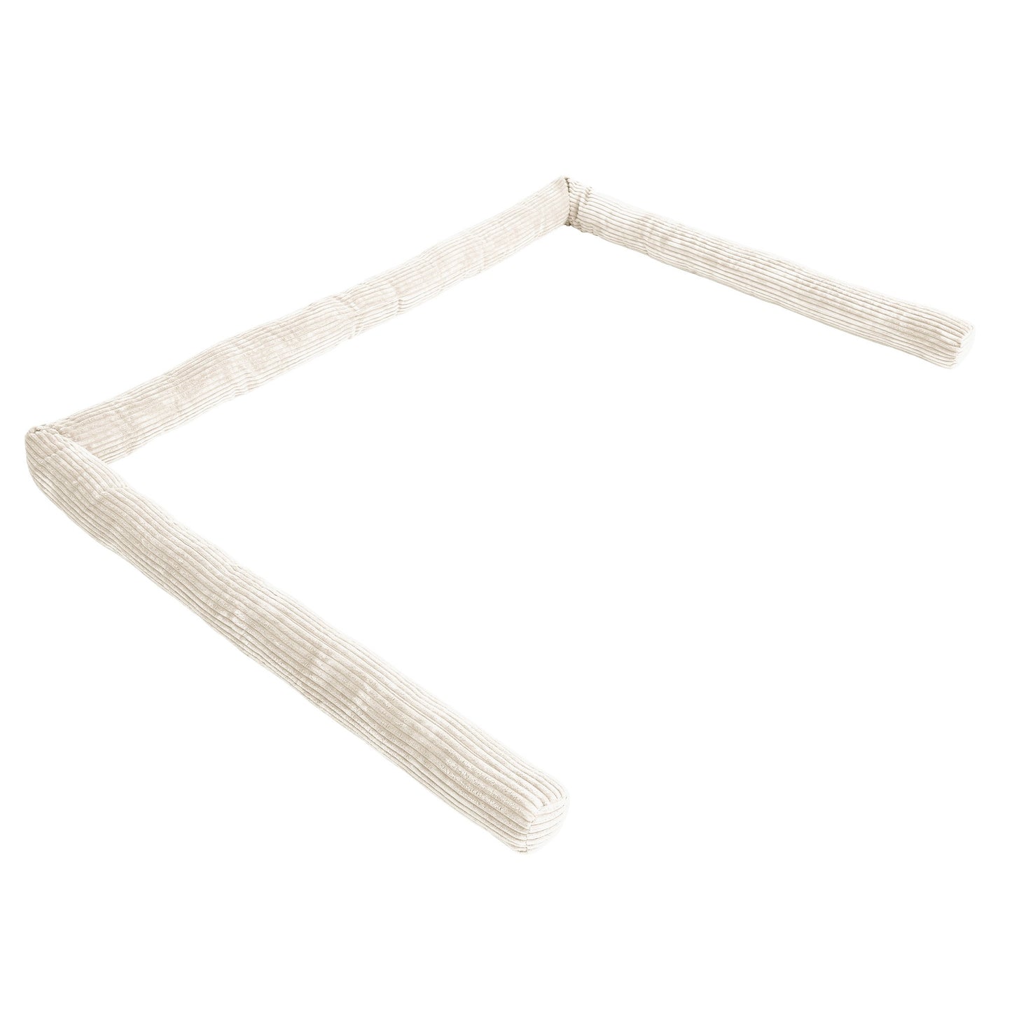 Protective Roll Bumper for Baby Crib – Ecru