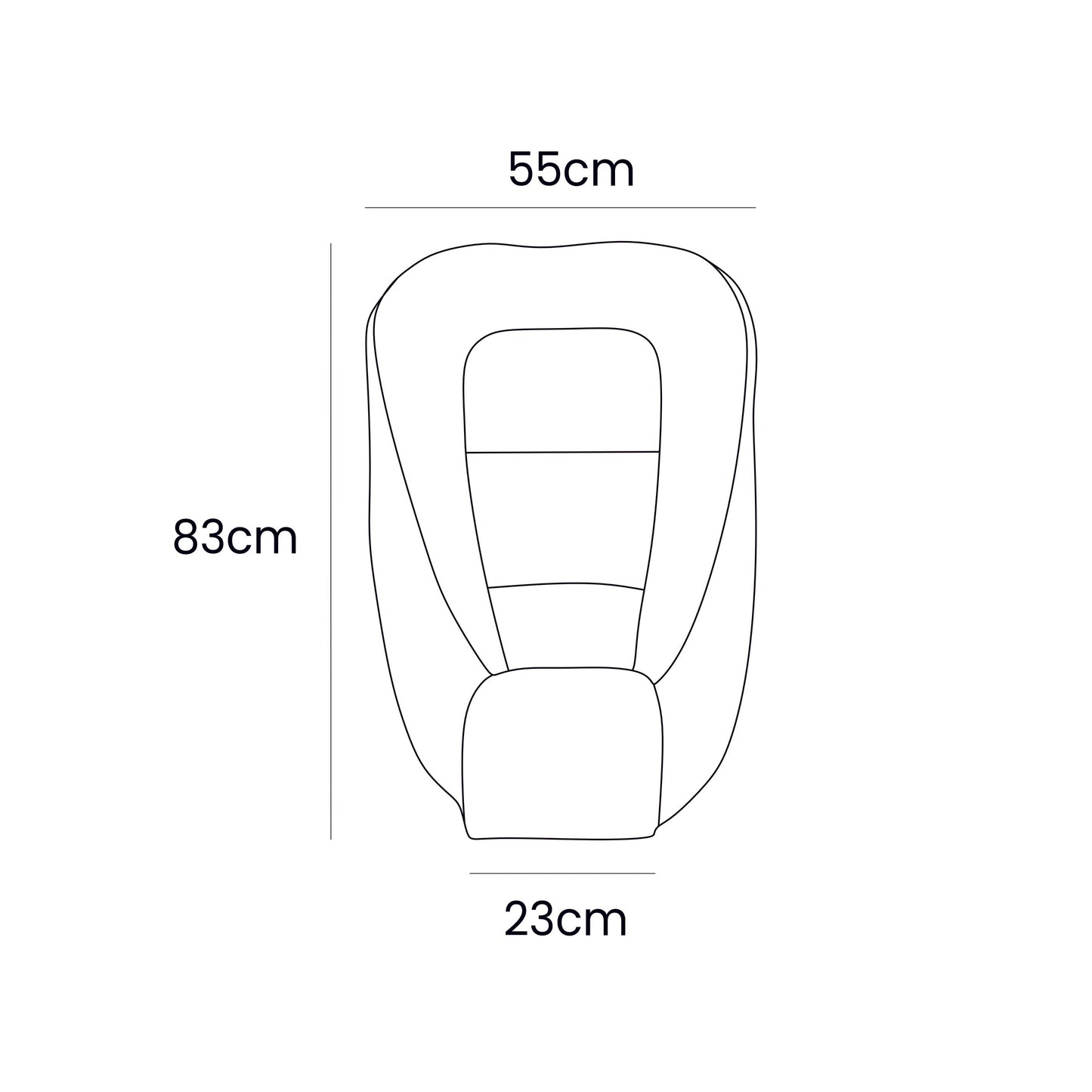 Baby Nest for Sleeping - Grey