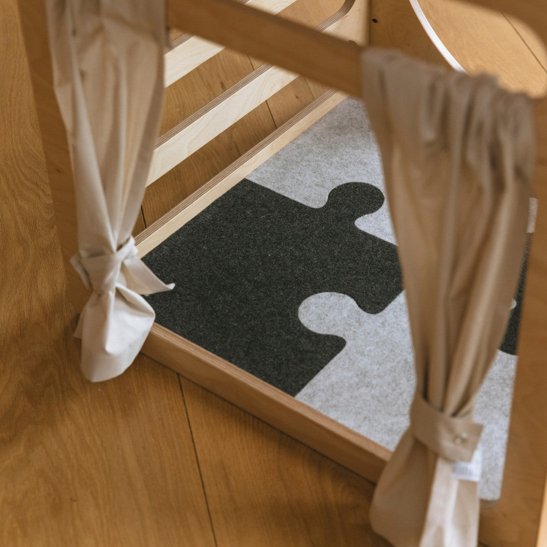 4-piece Felt Puzzle Playmat - Add-on for Climbing Toys