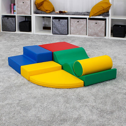 Soft Play 6 Foam Block Set - Multicolor Explorer