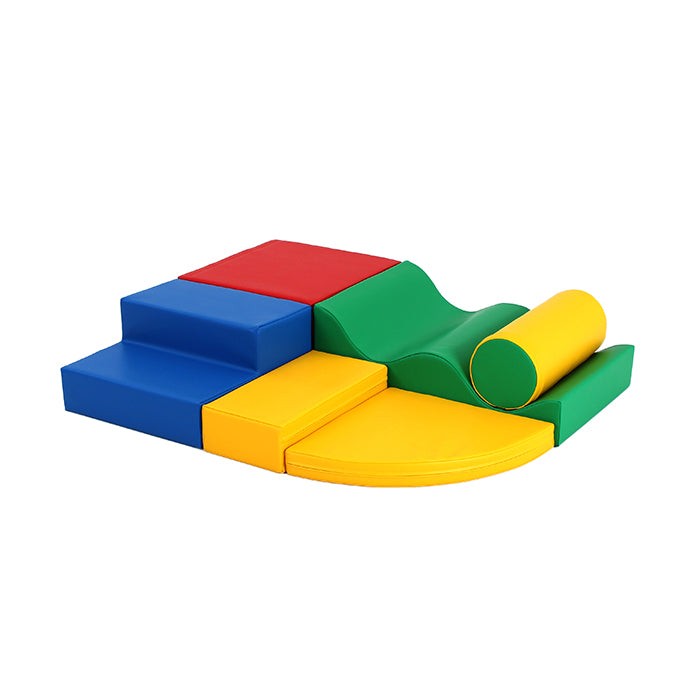 Soft Play 6 Foam Block Set - Multicolor Explorer