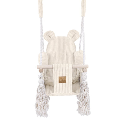 Indoor Baby Swing, Teddy - Ecru