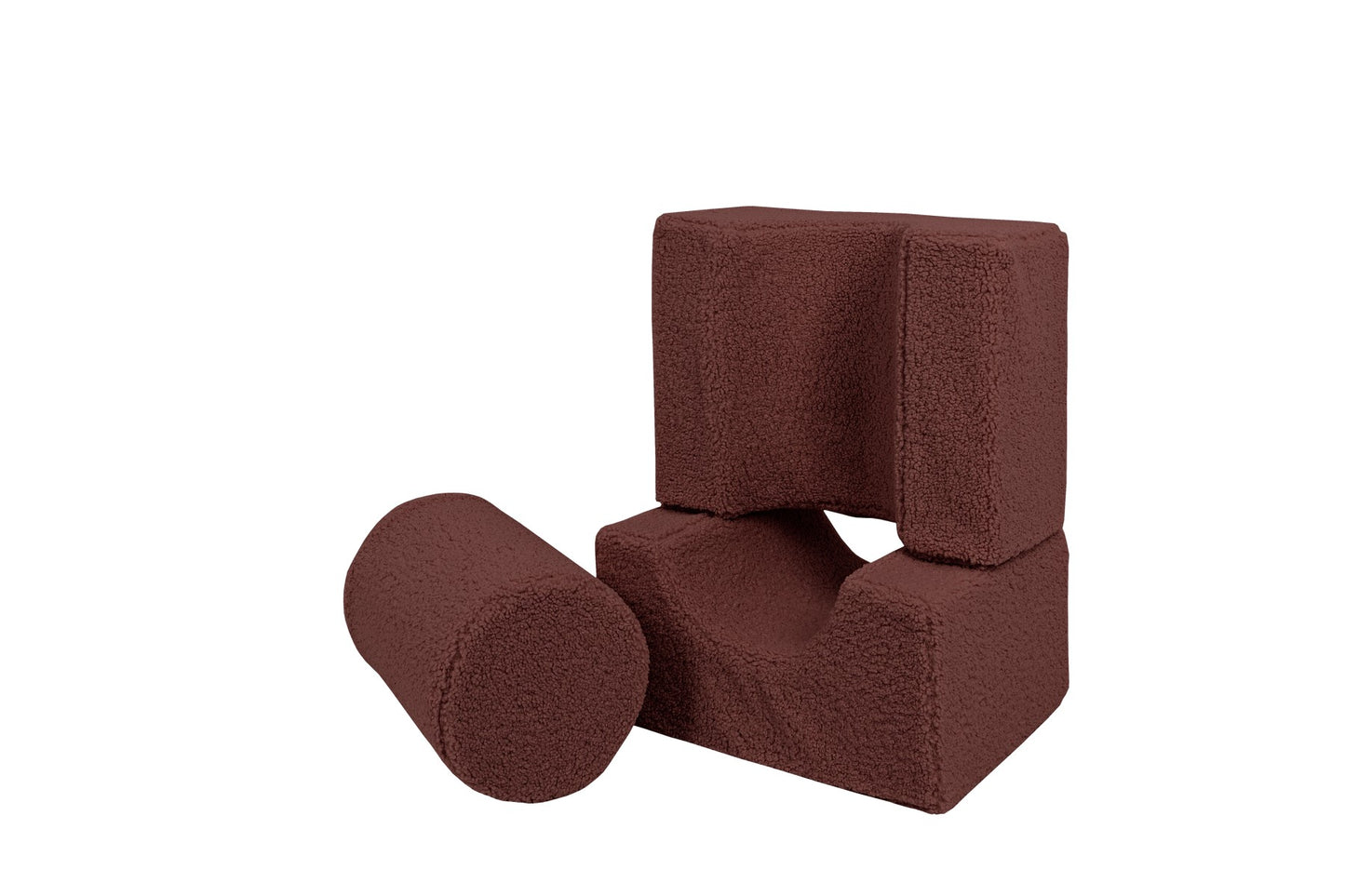 MeowBaby® Bearly Shape Set with 3 Elements - Brown