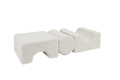 MeowBaby® Bearly Shape Set with 3 Elements - Ecru