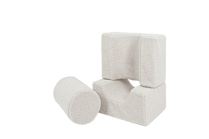 MeowBaby® Bearly Shape Set with 3 Elements - Ecru