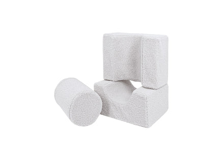 MeowBaby® Bearly Shape Set with 3 Elements - White