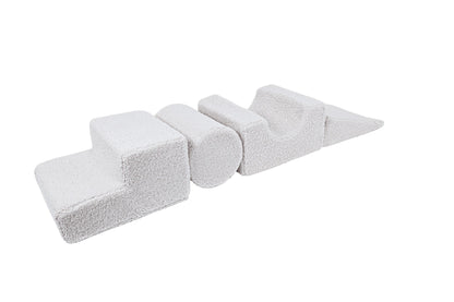 MeowBaby® Bearly Shape Set with 4 Elements - White