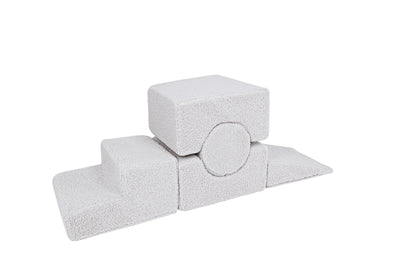 MeowBaby® Bearly Shape Set with 5 Elements - White