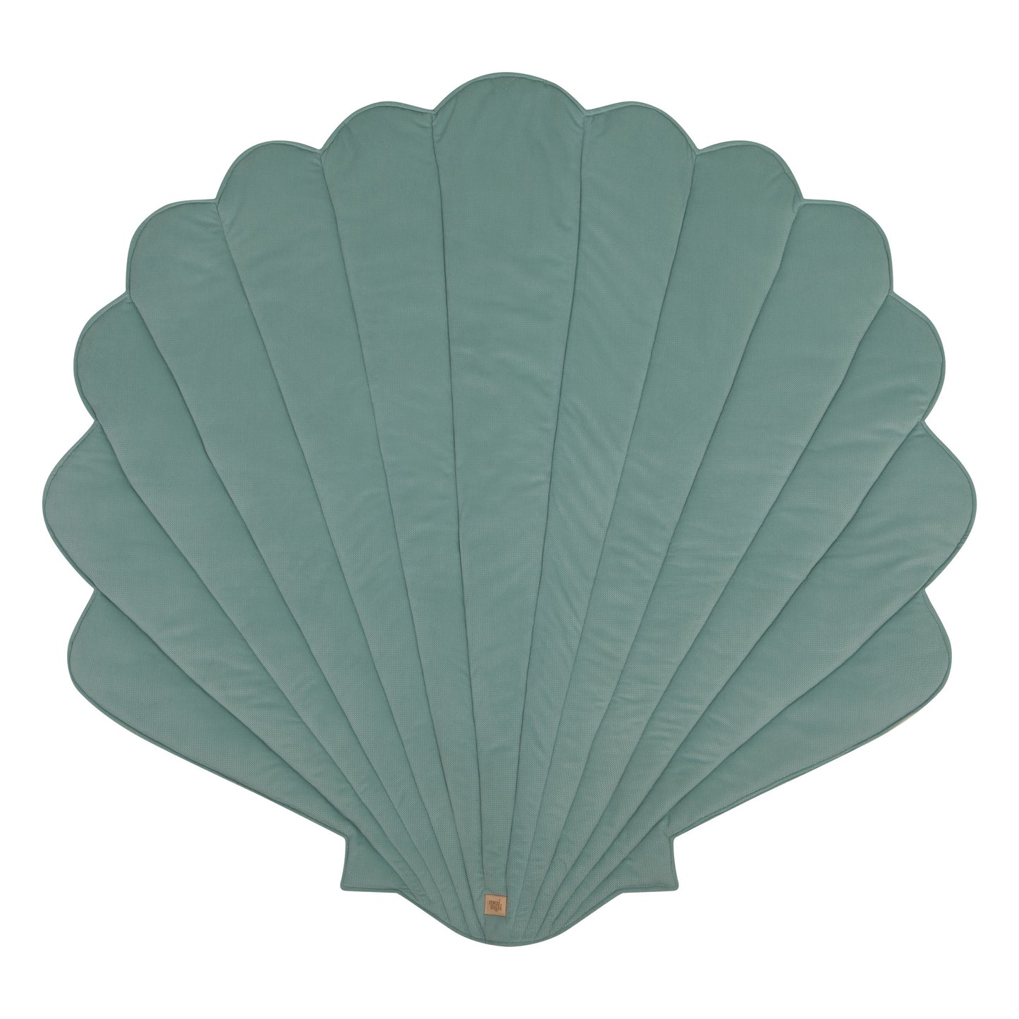 Organic Cotton and Velvet Shell Playmat - Mint
