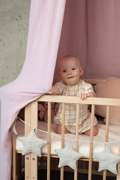 Organic Cotton Canopy - Baby Pink