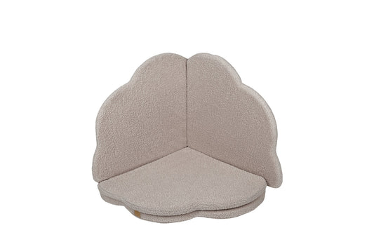 Play Mat for Kids - Cloud Shaped Bearly Light Grey