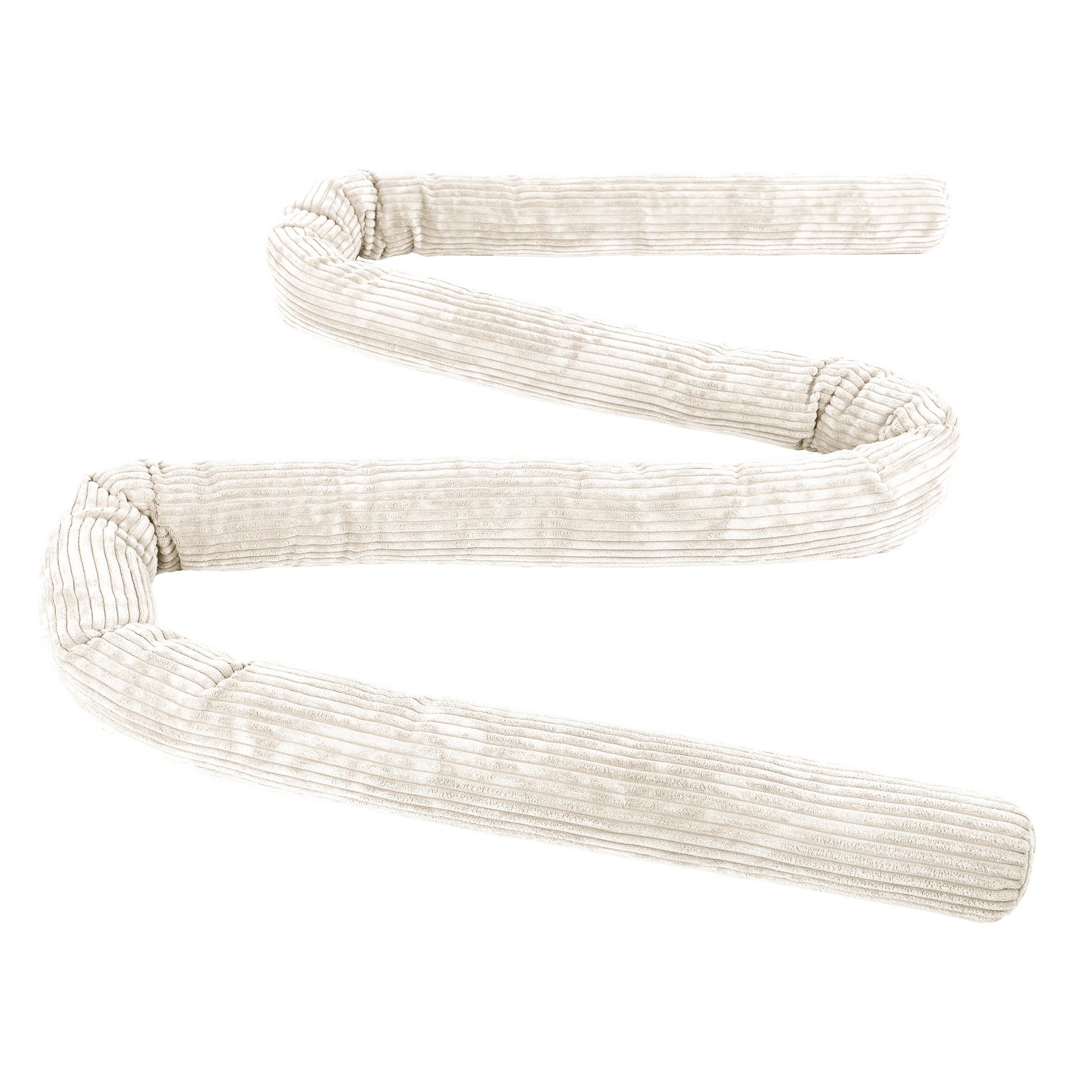 Protective Roll Bumper for Baby Crib – Ecru