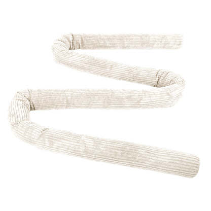 Protective Roll Bumper for Baby Crib – Ecru