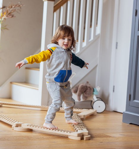 TipiToo® Large Balance Beam 3 Piece Set - Jute Rope