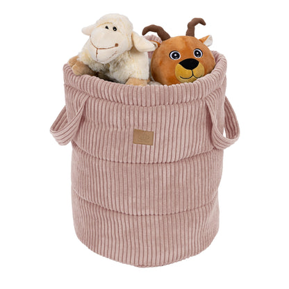 Toy Storage Basket for Kids – Powder Pink