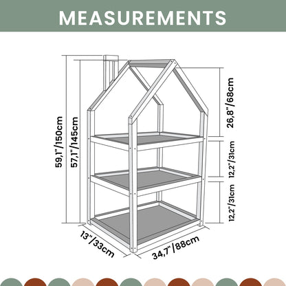 House Shaped Shelf For Kids
